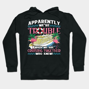Apparently We're Trouble When We Are Cruising Together Hoodie